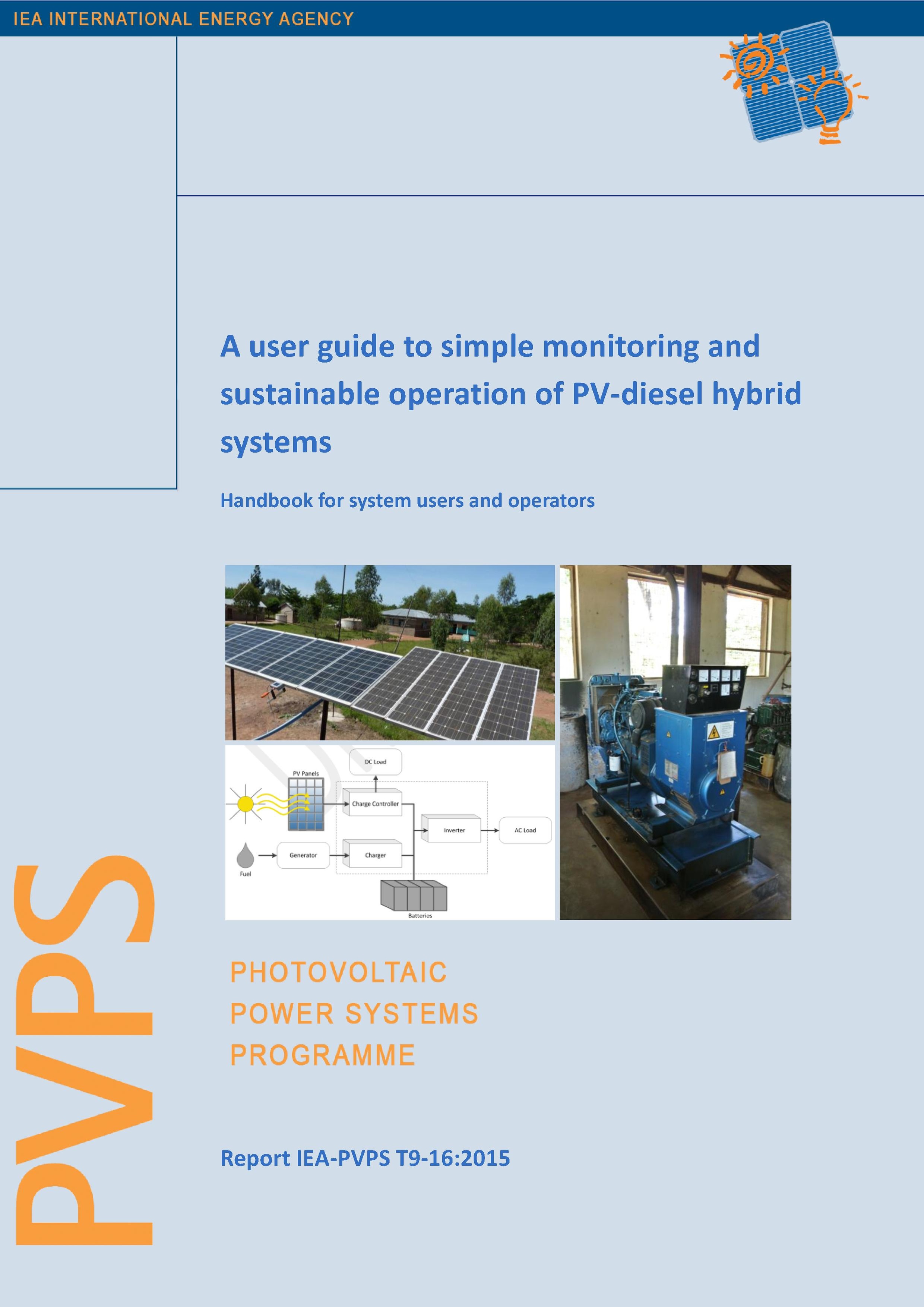 A User Guide to Simple Monitoring and Sustainable Operation of PV-diesel Hybrid System