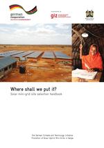 Where shall we put it? Solar mini-grid site selection handbook