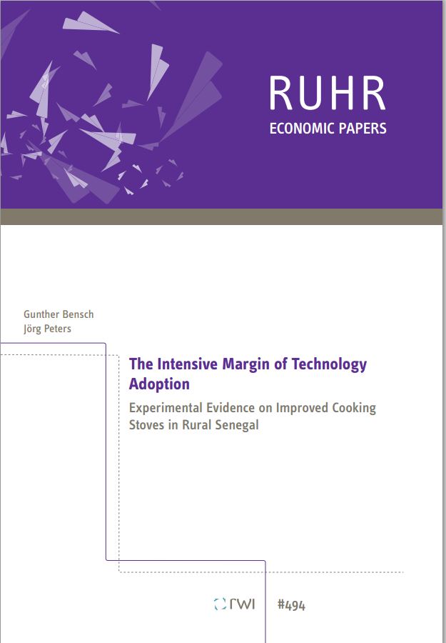 The Intensive Margin of Technology Adoption - Experimental Evidence on Improved Cooking Stoves in Rural Senegal