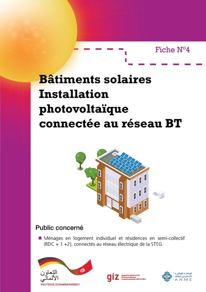 File:Fiche 04 Bâtiments solaires Installation photovoltaïque connectée au réseau BT.pdf
