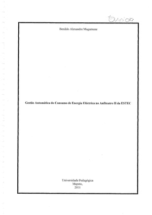 PT-Gestao automática do consumo de Energia Electrica no Anfiteatro II da ESTEC-Benildo A. Magumane.pdf