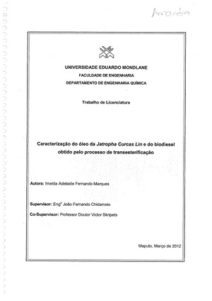 PT-Caracterizacao do oleo da Jatropha Curcas Lin e do biodisel ... -Imelda Adelaide F. Marques.pdf