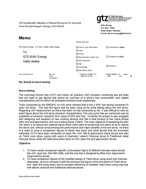 Memo, Result of stove testing, Hiwote Teshome, Internal report, GTZ-SUN Energy, 06.06.2007.pdf