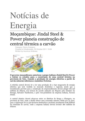 PT-Mocambique-Jindal Steel & Power planeia construcao de central termica a carvao-Aunorius Andrews.pdf