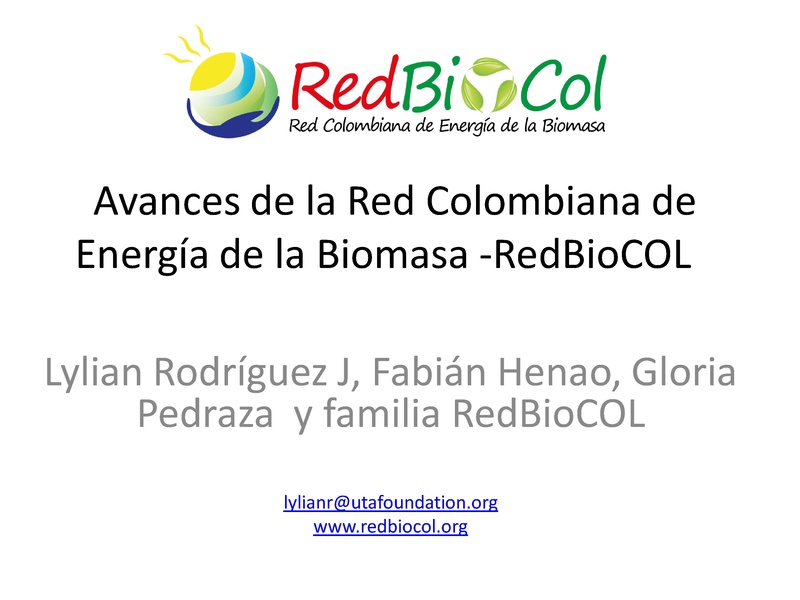 File:Avances de la Red Colombiana de Energía de la Biomasa -RedBioCOL.pdf