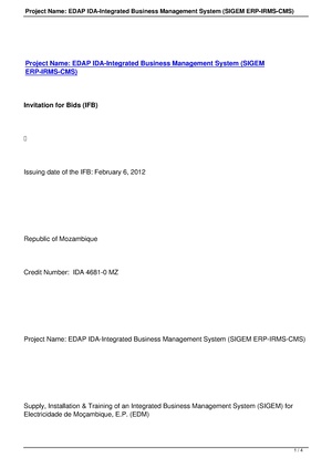 EN-Project Name EDAP IDA-Integrated Business Management System (SIGEM ERP-IRMS-CMS)-Electricidade de Mocambique.pdf