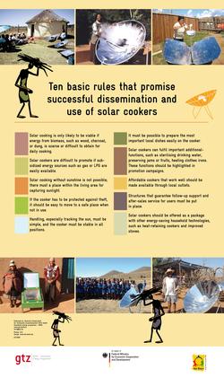 Poster Solar Cooker, GIZ