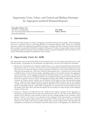 Opportunity Costs, Values, and Control and Bidding Strategies for Aggregator-mediated Demand Response.pdf