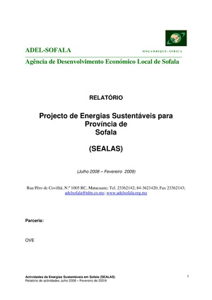 PT-Projecto de Energias Sustentaveis para Provincia de Sofala (Julho 2008-Fevereiro 2009)-ADEL Sofala.pdf