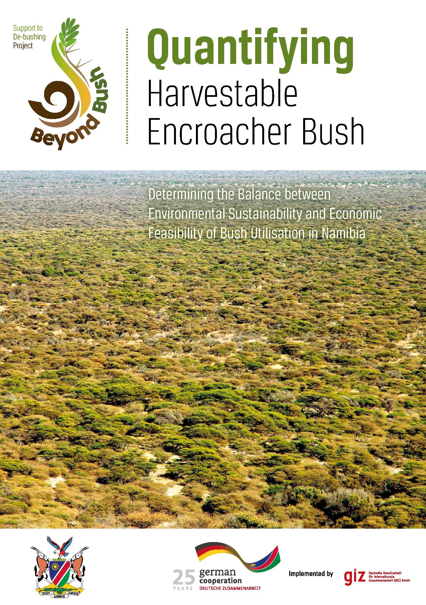 Quantifying Harvestable Encroacher Bush in Namibia (2015)