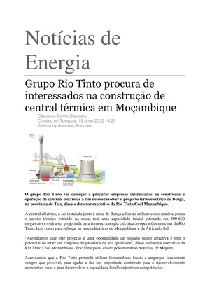 PT-Grupo Rio Tinto procura de interessados na construcao de central termica em Mocambique-Aunorius Andrews.pdf