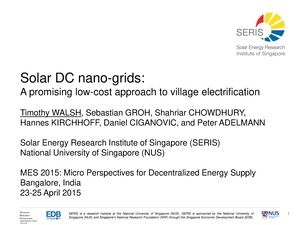 Solar DC Nanogrids - A Promising Low-cost Approach to Village Electrification.pdf