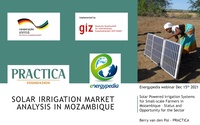 Berry van den Pol: Market insights for small scale solar powered irrigation systems (SPIS) in Mozambique