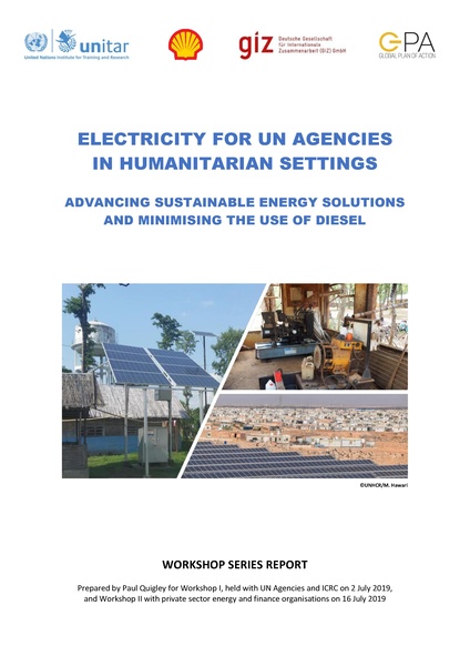File:Final Report - Workshop on Electricity for Humanitarian Agencies.pdf