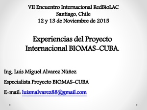 Experiencias delProyectoInternacionalBIOMAS-CUBA..pdf