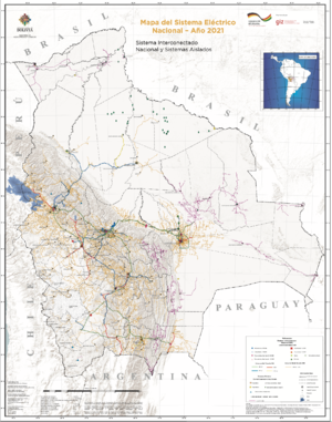 Mapa del Sistema Eléctrico Nacional de Bolivia.png