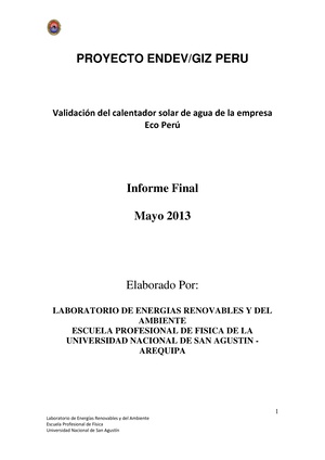 Validación de calentador solar de agua Eco Perú - 2013.pdf