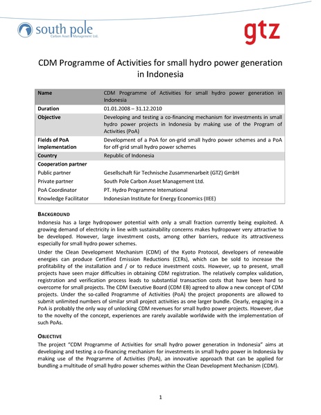 File:CDM Activities for Small Hydro Power Generation in Indonesia.pdf