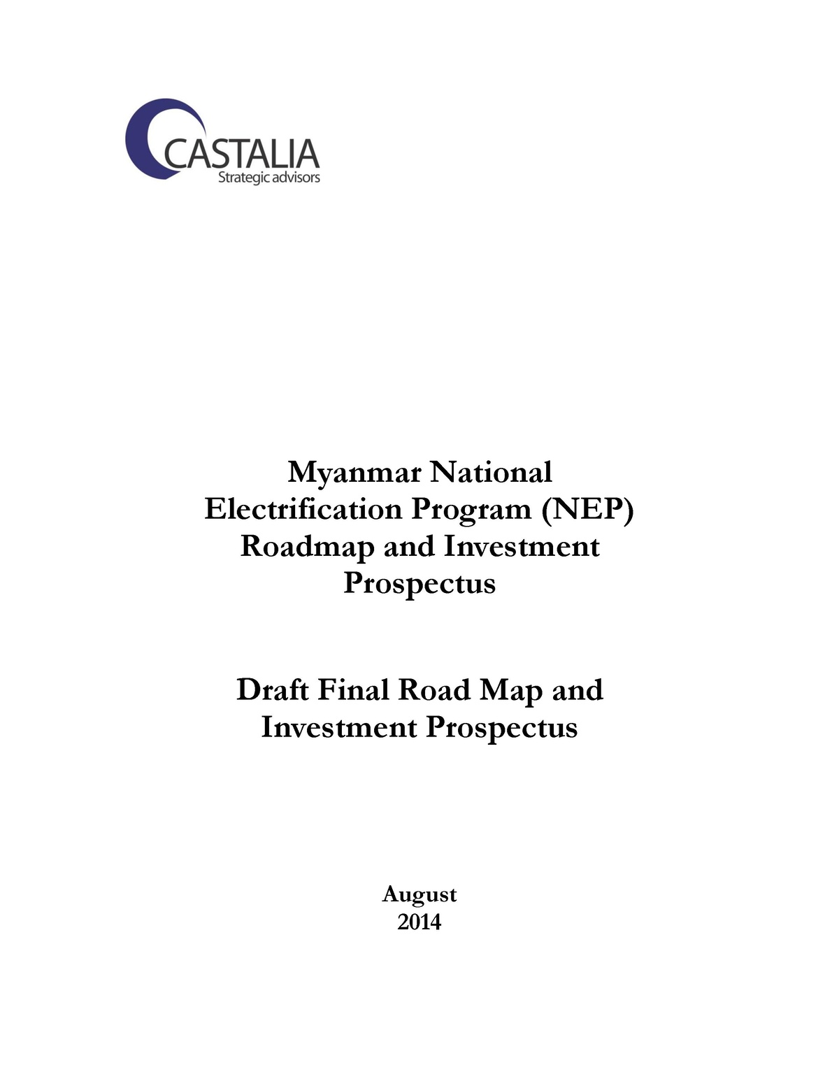 File:Myanmar NEP Roadmap and Prospectus Draft Final 14 08 28.pdf -  energypedia