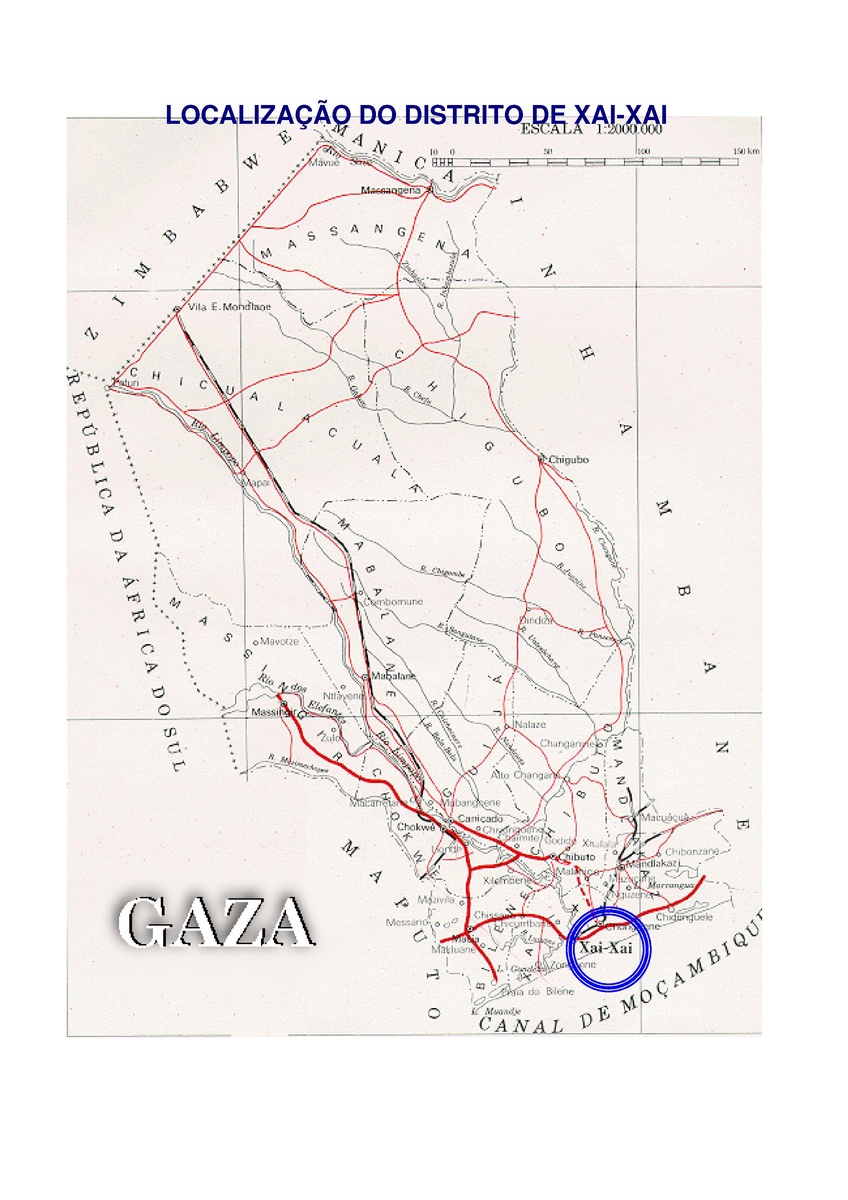 Filept Perfil Do Distrito De Xai Xai Provincia De Gaza Ministerio Da Administracao Estatalpdf 