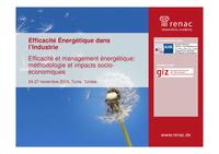 Efficacité et Management Ènergétique - Méthodologie et Impacts Socioéconomiques