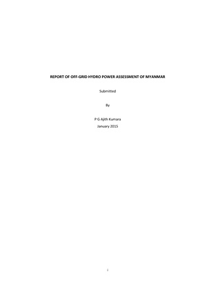 REVIEW REPORT OF OFF-GRID HYDRO POWER Jan 23 2015.pdf