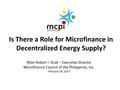 Is There a Role for Microfinance.pdf