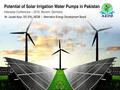 Potential of Solar Irrigation Water Pumps in Pakistan.pdf