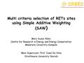 Multi Criteria Selection of RETs Sites Using Simple Additive Weighting (SAW).pdf