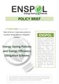 2nd ENSPOL Policy Brief- State of the Art in Alternative Policies to European Energy Efficiency Obligation Schemes.pdf