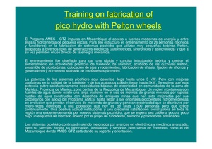SP Training on fabrication of pico hydro with Pelton wheels Gtz.pdf