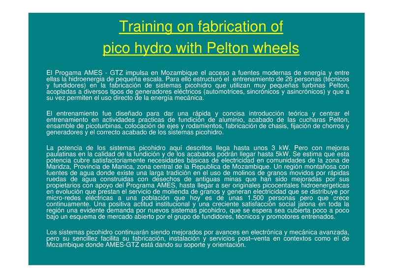 File:SP Training on fabrication of pico hydro with Pelton wheels Gtz.pdf