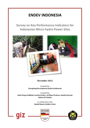 Survey on Key Performance Indicators for Indonesian Micro-hydro Power Sites - EnDev Indonesia - December 2012.pdf