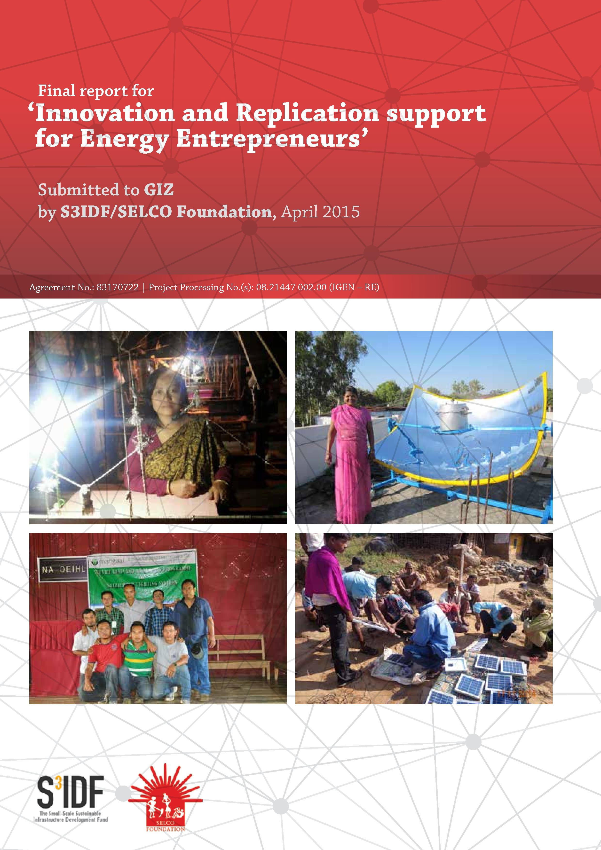 Innovation and Replication support for Energy Entrepreneurs