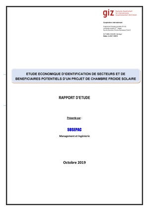 Dossier de faisabilité Etude de faisabilité sur les chambres froides Solaires SOSEPAC.pdf