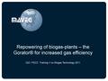 Repowering of Biogas-plants – The Gorator for Increased Gas Efficiency.pdf