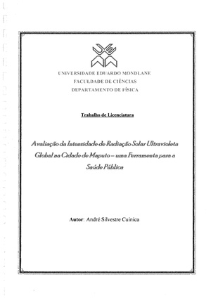 PT-Avaliacao da Intensidade de Radiacao Solar...-André Silvestre Cuinica.pdf