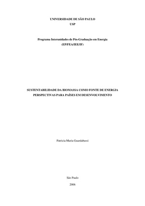 PT-SUSTENTABILIDADE DA BIOMASSA COMO FONTE DE ENERGIA-Patricia Maria Guardabassi.pdf
