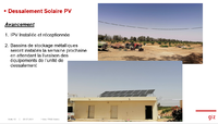 Etat d'avancement du projet pilote sur le déssalement solaire PV à Gabès.png