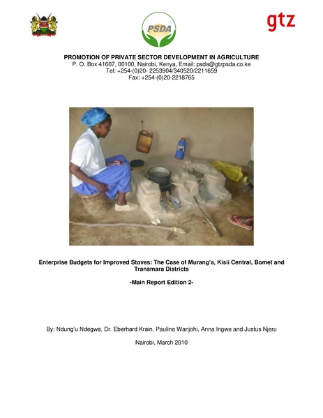 File:Enterprise Budgets for Improved Stoves- The Case of Murang’a, Kisii Central, Bomet and Transmara Districts 2010.pdf