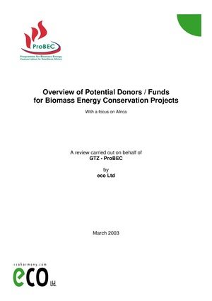 Overview of Potential Donors for Biomass Energy Conservation Projects (2003).pdf