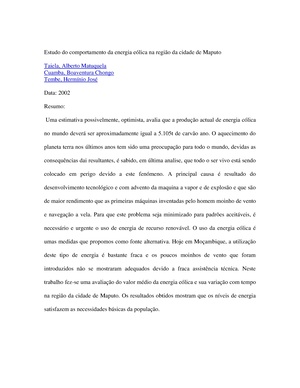 PT Estudo do comportamento da energia eólica na região da cidade de Maputo Taiela, Alberto Matuquela;et.al..pdf