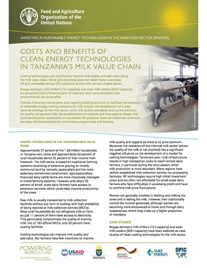 Costs and Benefits of Clean Energy Technologies in Tanzania’s Milk Value Chain.pdf