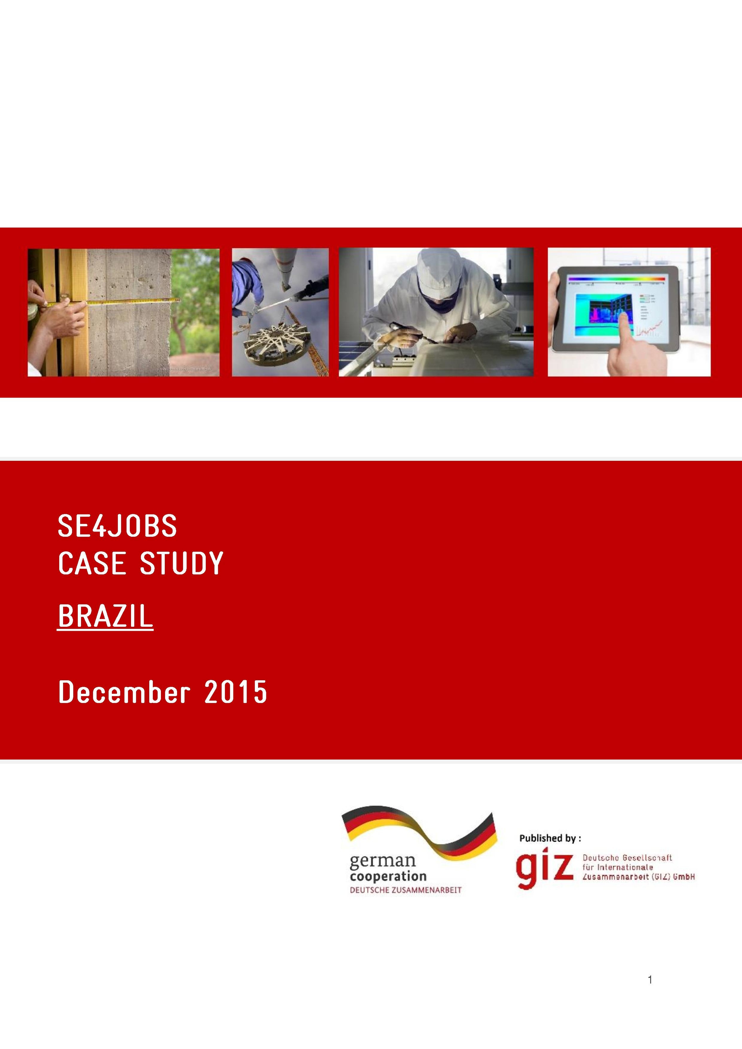 SE4JOBS Good Practice Case Study Brazil