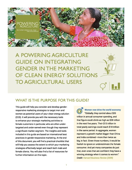 File:A Powering Agriculture Guide on Integrating Gender in the Marketing of Clean Energy Solutions to Agricultural Users.pdf