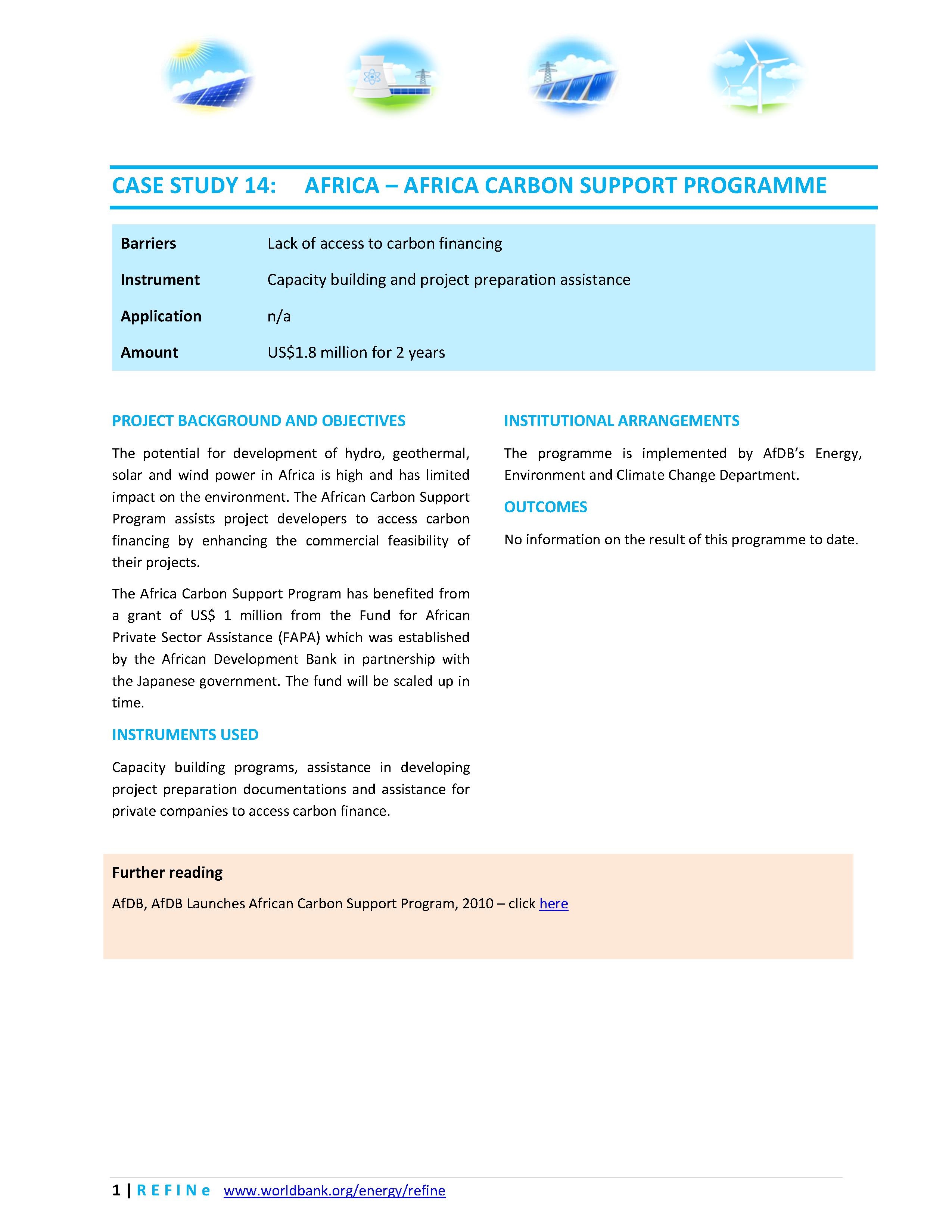 File:Africa AfDB Africa Carbon Support Programme.pdf