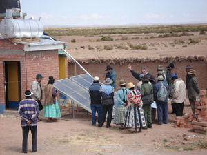 GIZ EnDev bolivia Bolivien Solarthermie