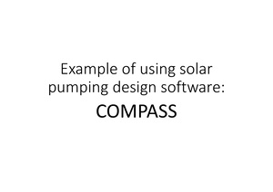 Example of Using solar pumping design software COMPASS.pdf