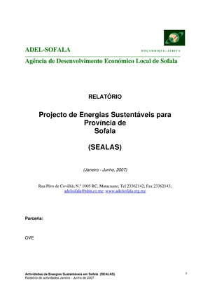 PT-Projecto de Energias Sustentáveis para Província de Sofala (Janeiro -Junho, 2007)-ADEL Sofala.pdf