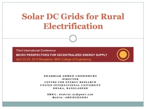 Solar DC Grids for Rural Electrification - An Overview.pdf